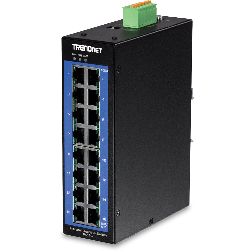 TRENDnet TI-G160i – Managed Switch – 16×GbE, L2