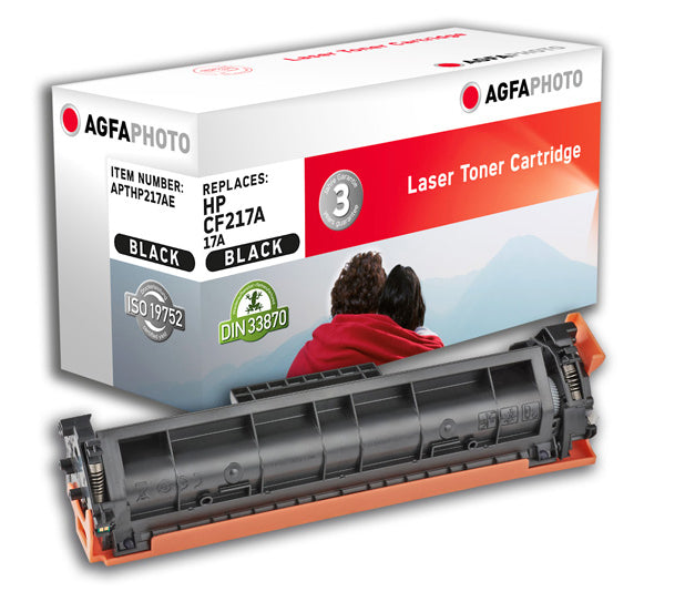 AgfaPhoto 17A (CF217A) Schwarzer Toner – Kompatibel – 1'600 Seiten – für HP