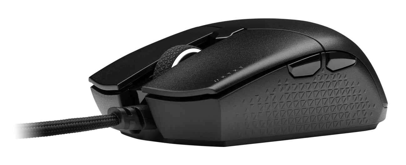 Corsair KATAR PRO XT Gaming-Maus – kabelgebunden, USB-A, 18'000 dpi, 6 Tasten, beidhändig, schwarz