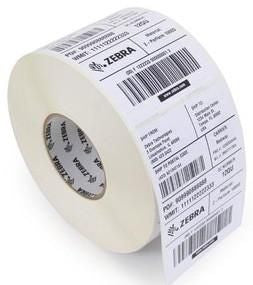 Zebra Selbstklebendes Druckeretikett Z-Perform 1000T, 86 mm × 54 mm, weiss, Acryl, 4 Rollen