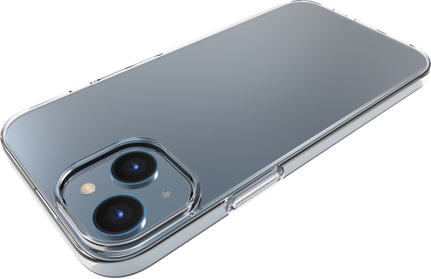 eSTUFF INFINITE (GRS) VIENNA Backcover – für Apple iPhone 14, TPU, Transparent
