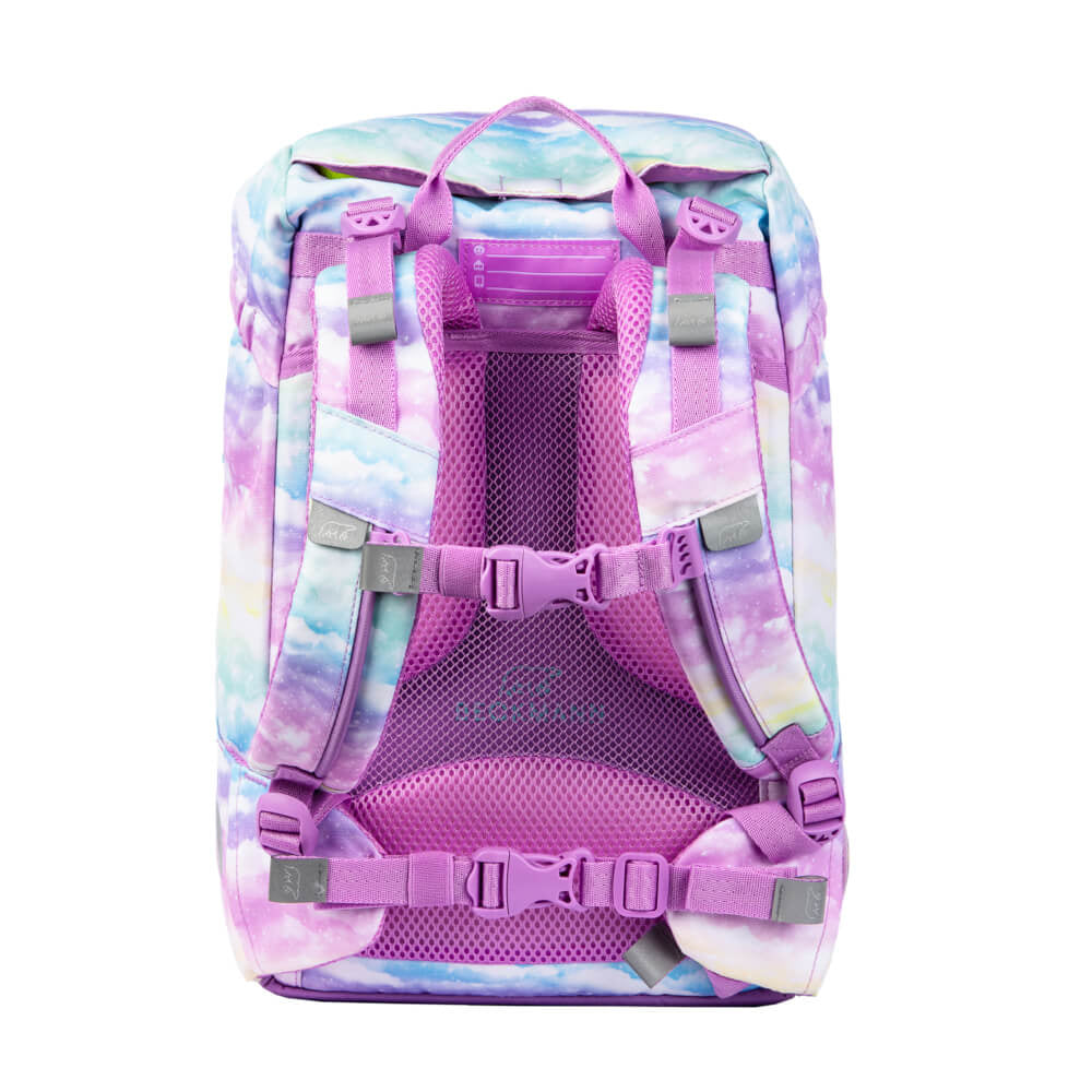 Beckmann Schulrucksack Classic – Unicorn – 24,0×37,0×25,0 cm – Recycelte Materialien