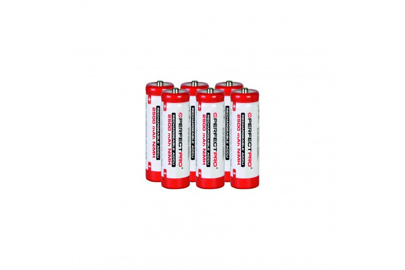 Perfectpro AA Akkus – NiMH, 2500 mAh, 1,2 V
