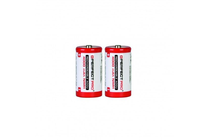 Perfectpro C Akkus – Nickel-Metallhydrid (NiMH), 4000 mAh, 1,2 V – 2 Stk.