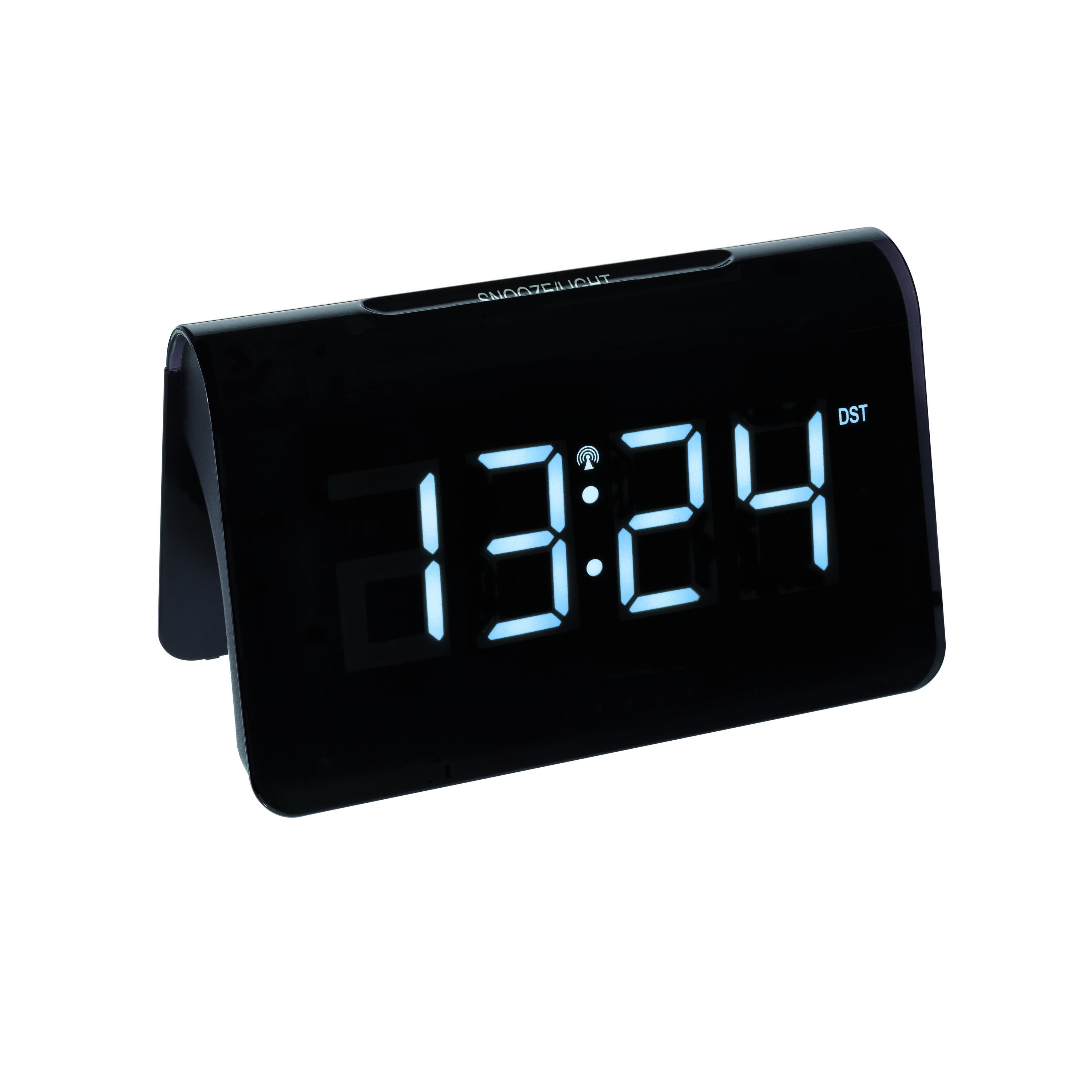 TFA-Dostmann TFA Dostmann ICON Digitalwecker – Funk, Thermometer, 13,2 × 8 × 6,4 cm, Schwarz