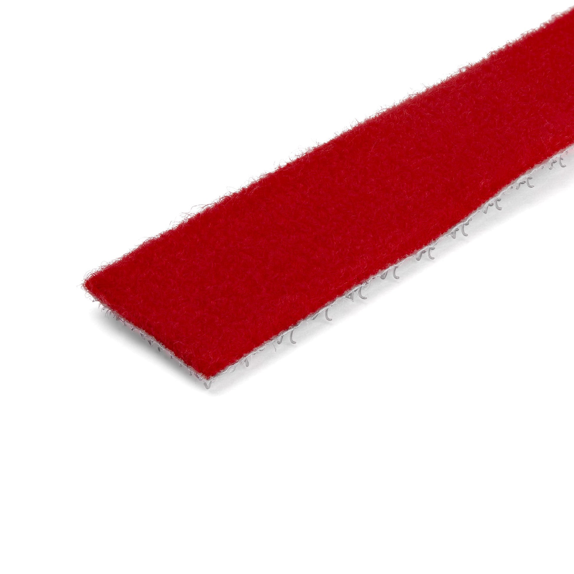StarTech.com Klettband – 30,48 m, Rot, Wiederverwendbar