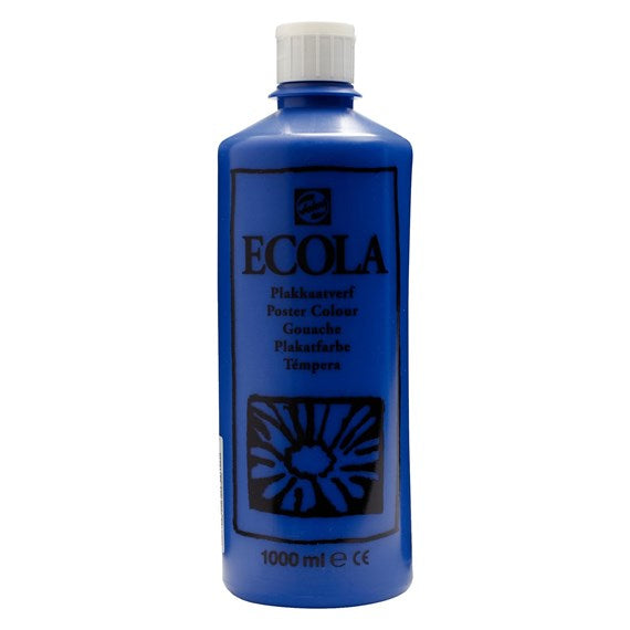 Talens Gouache – Dunkelblau, matt – 1 l – für Papier