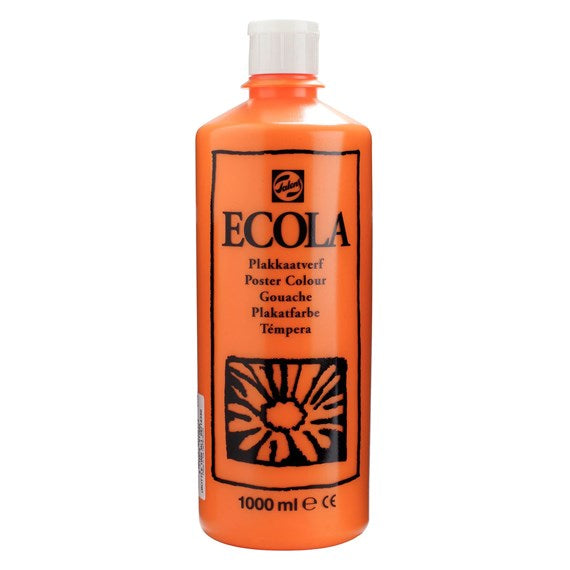 Talens Gouache – Orange, matt – 1 l