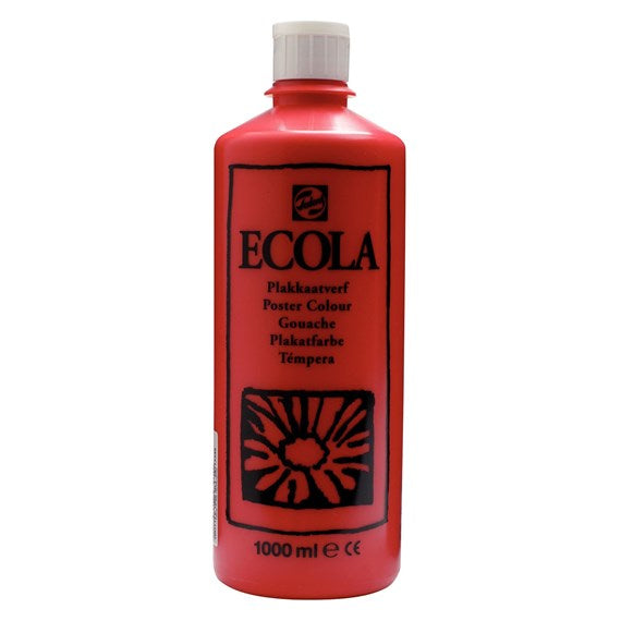 Talens Gouache – Rot, matt – 1 l – für Papier