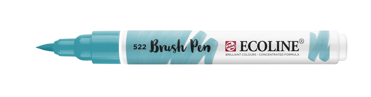 Talens Brush Pen – Pinselspitze – Türkisblau – Wasservermalbar