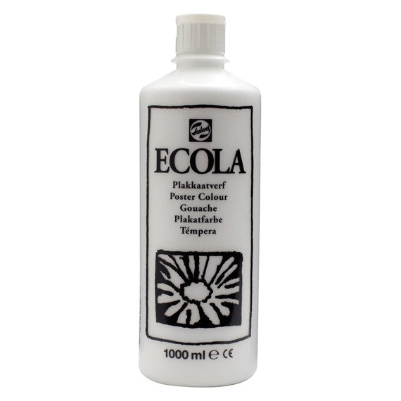 Talens ECOLA Gouache – Weiss, matt – 1,0 l – für Papier