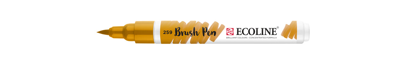 Talens Brush Pen 259 – Pinselspitze – Sandgelb – Wasservermalbar