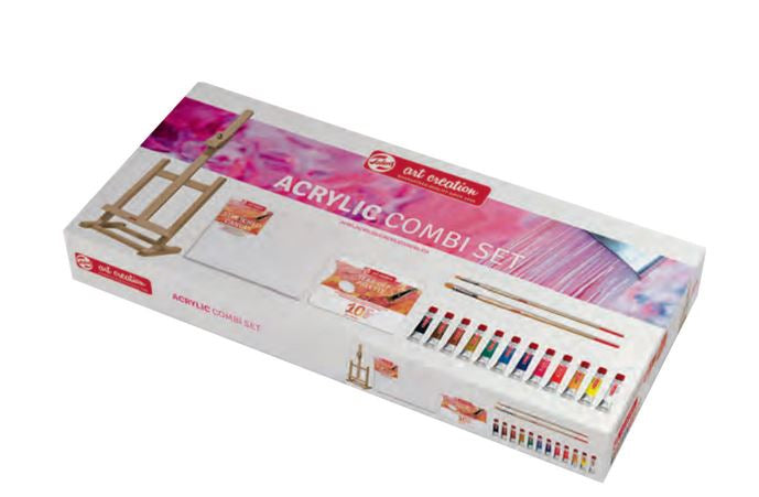 Talens Acrylfarbe – Set – 12 Farben, 12 × 12 ml