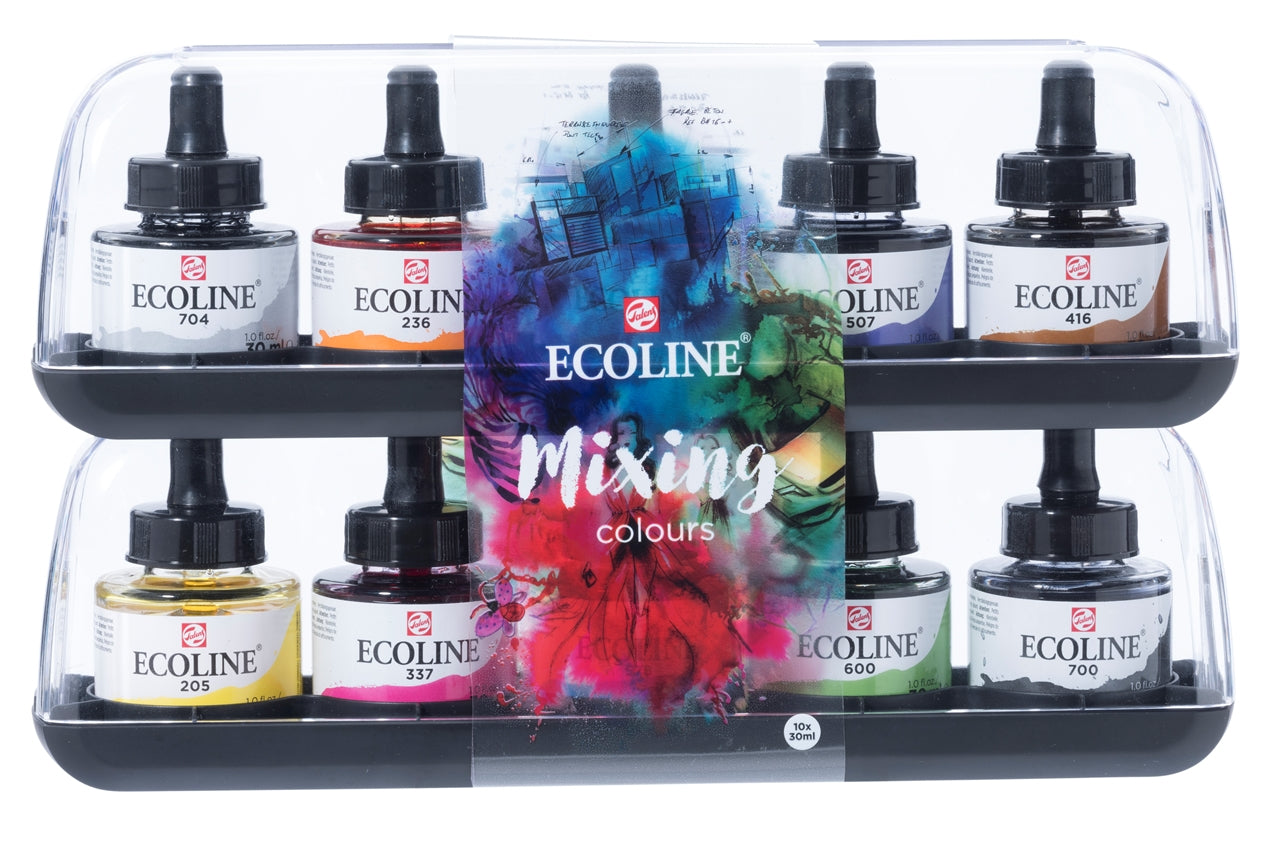 Talens Gouache – Set – 10 Farben, 10 × 30 ml