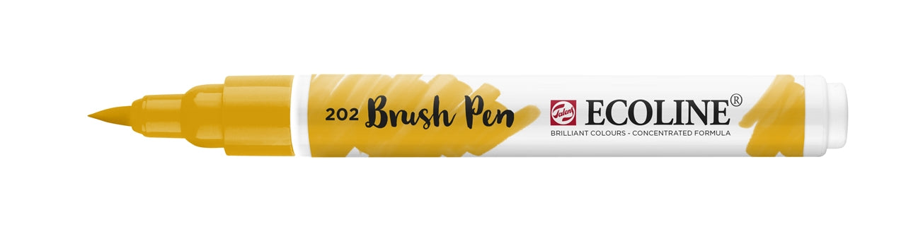 Talens Brush Pen – Pinselspitze – Dunkelgelb – Wasservermalbar