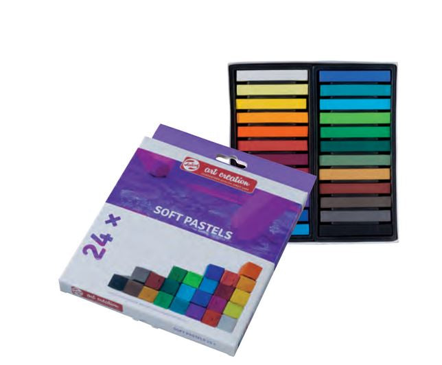 Talens Soft Pastelle – 24 Stk., Kartonetui