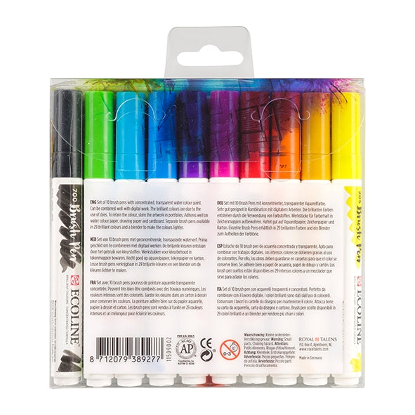 Talens Gouache – sortiert, 5 Farben, 5 × 20 ml, inkl. Deckweiss