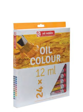 Talens Ölfarbe – Mehrfarbig – 24 Farben – 24×12 ml (288 ml)