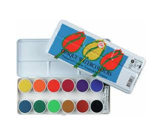 Talens Deckfarbkasten – Set – 12 Farben, sortiert, inkl. Deckweiss