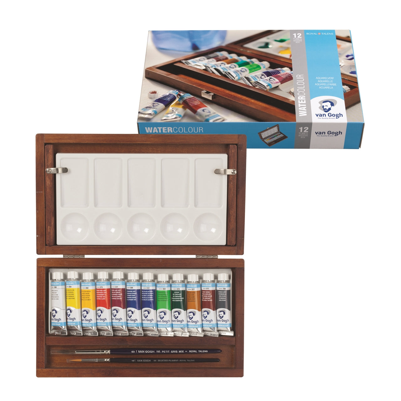 Van Gogh Aquarellfarbe – Mehrfarbig – 12 Farben (12×10 ml (120 ml)) – Tube – Lichtecht