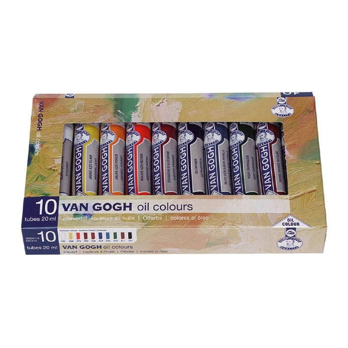 Van Gogh Basis-Set Ölfarben – 10 Farben – 10×20 ml (200 ml)