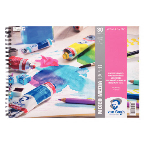 Van Gogh Skizzenblock, Papier, 300 g/m2, 29,7 × 42 cm, weiss, 30 Blatt
