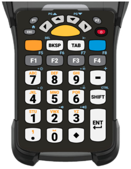 Zebra KYPD-MC9329NMR-01 – Tastatur, kabelgebunden (Dock), US-Layout (EN), mit Ziffernblock – für Zebra MC93