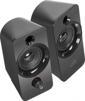 SPEEDLINK DAROC SL810005B – PC-Lautsprecher – 2.0, 6 W, 3,5 mm, Schwarz