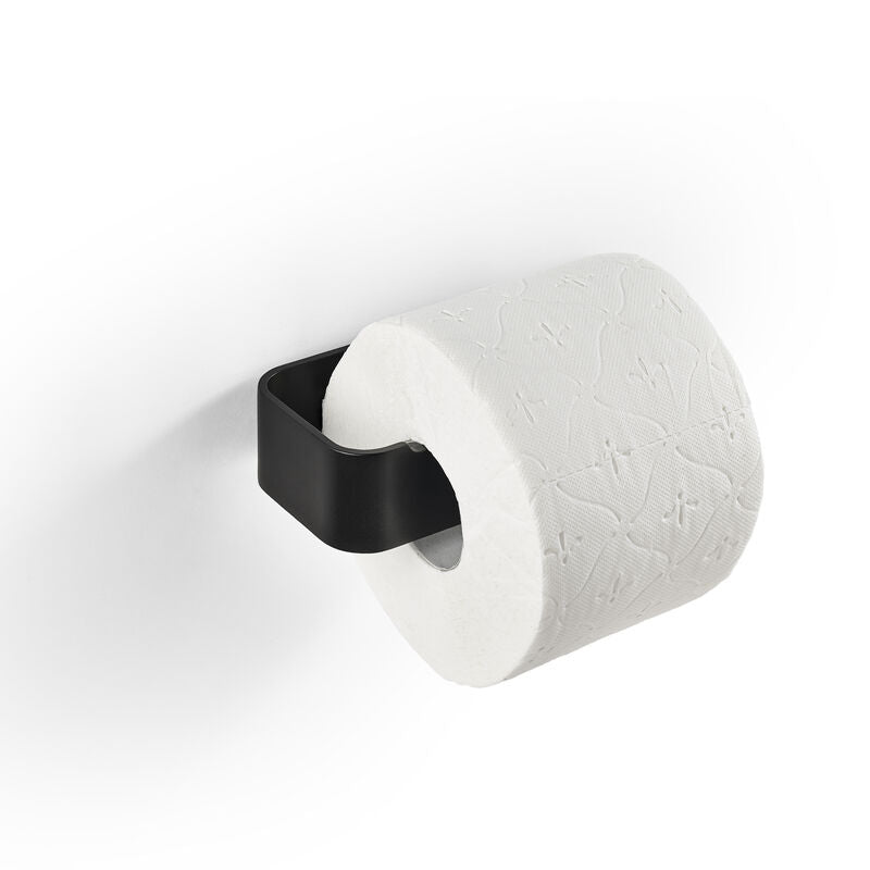 Zone Denmark Ume – Toilettenpapierhalter – Aluminium, schwarz, wandmontiert, 7,6 × 16,4 × 4 cm