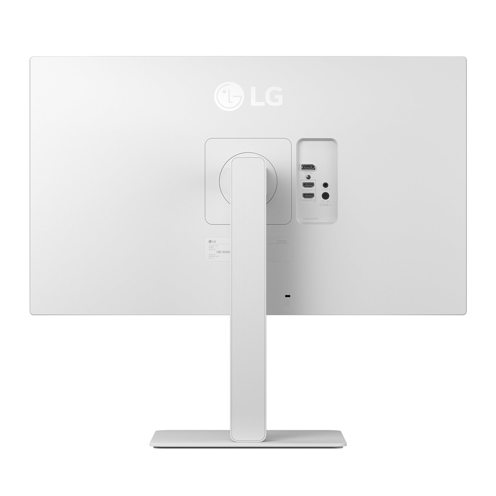 LG 27US550-W – Monitor, 27" 4K UHD (3840 × 2160), IPS, 60 Hz, 300 cd/m², VESA 100 × 100, Weiss
