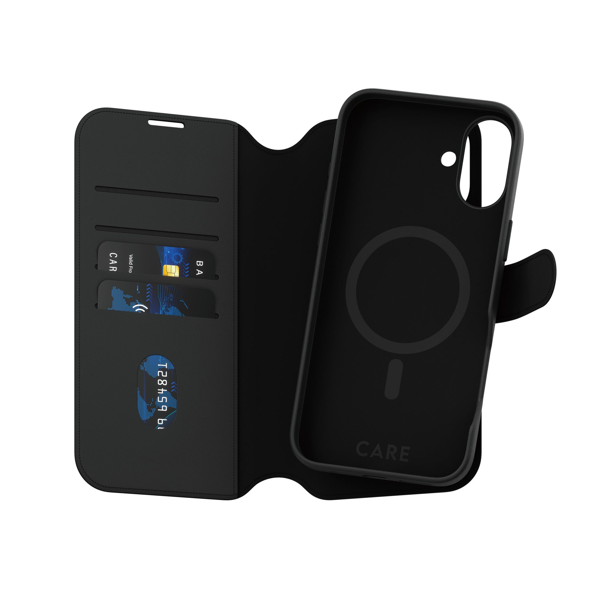 PanzerGlass CARE Feature Tango Backcover – für Apple iPhone 16 Plus, Schwarz, stossresistent