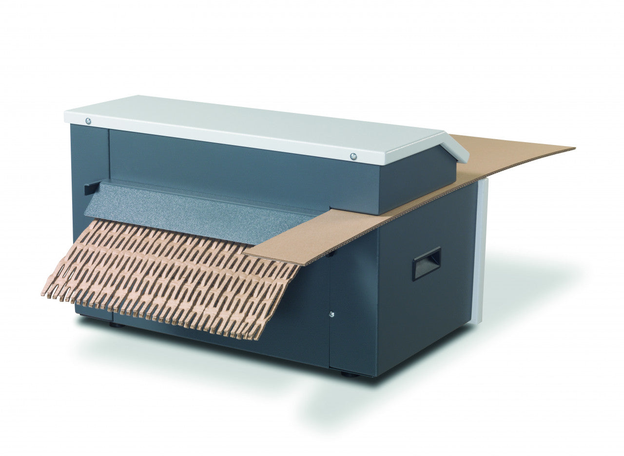 HSM Verpackungspolstermaschine ProfiPack C400 – Einlass 415 × 10 mm, 1 Lage, 135 mm/s, 0,7 kW, Tischgerät
