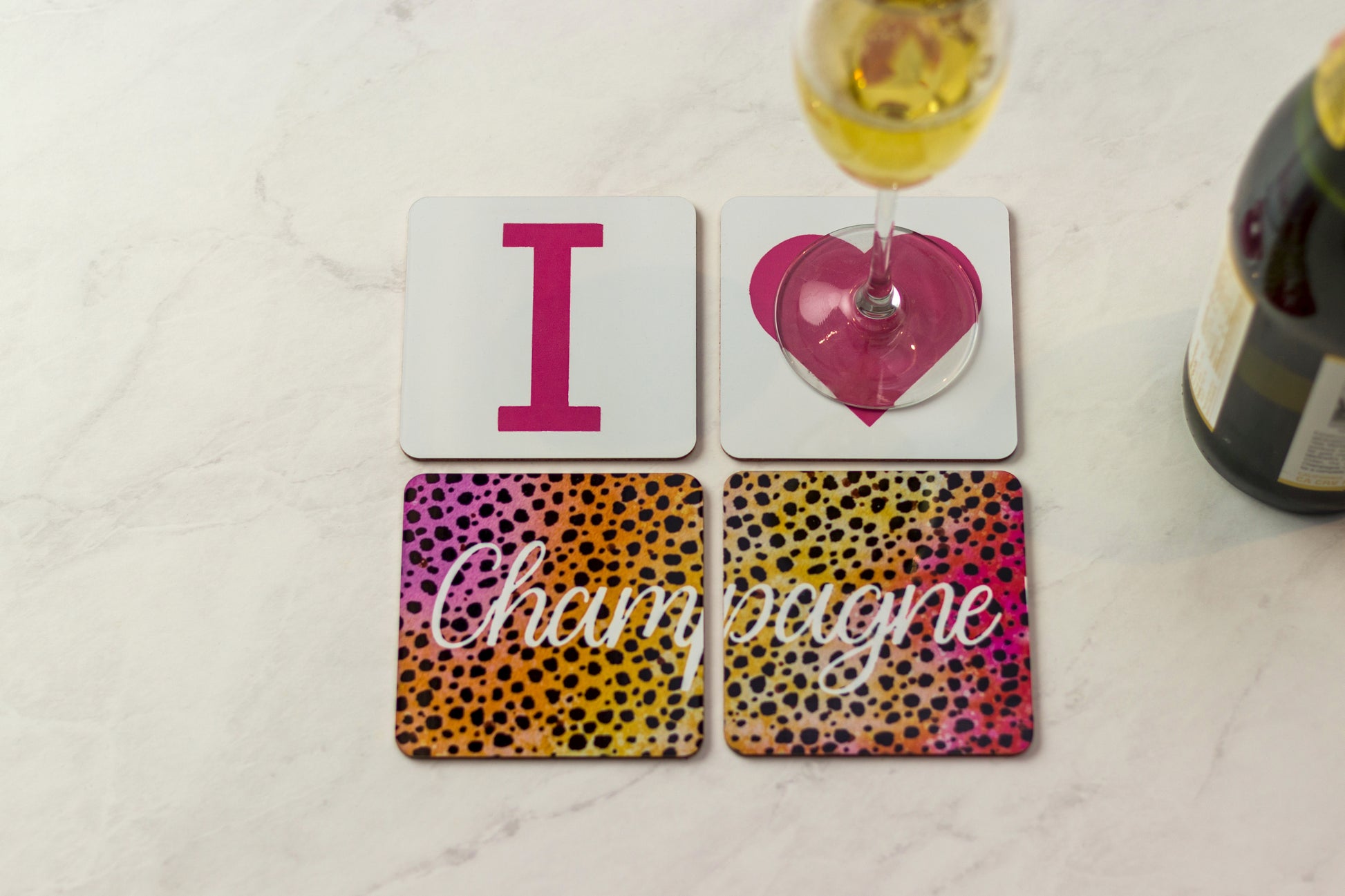 Cricut Untersetzer Infusible Ink – 4er Set, 9,5 × 9,5 cm, Keramik, Weiss, für Sublimation
