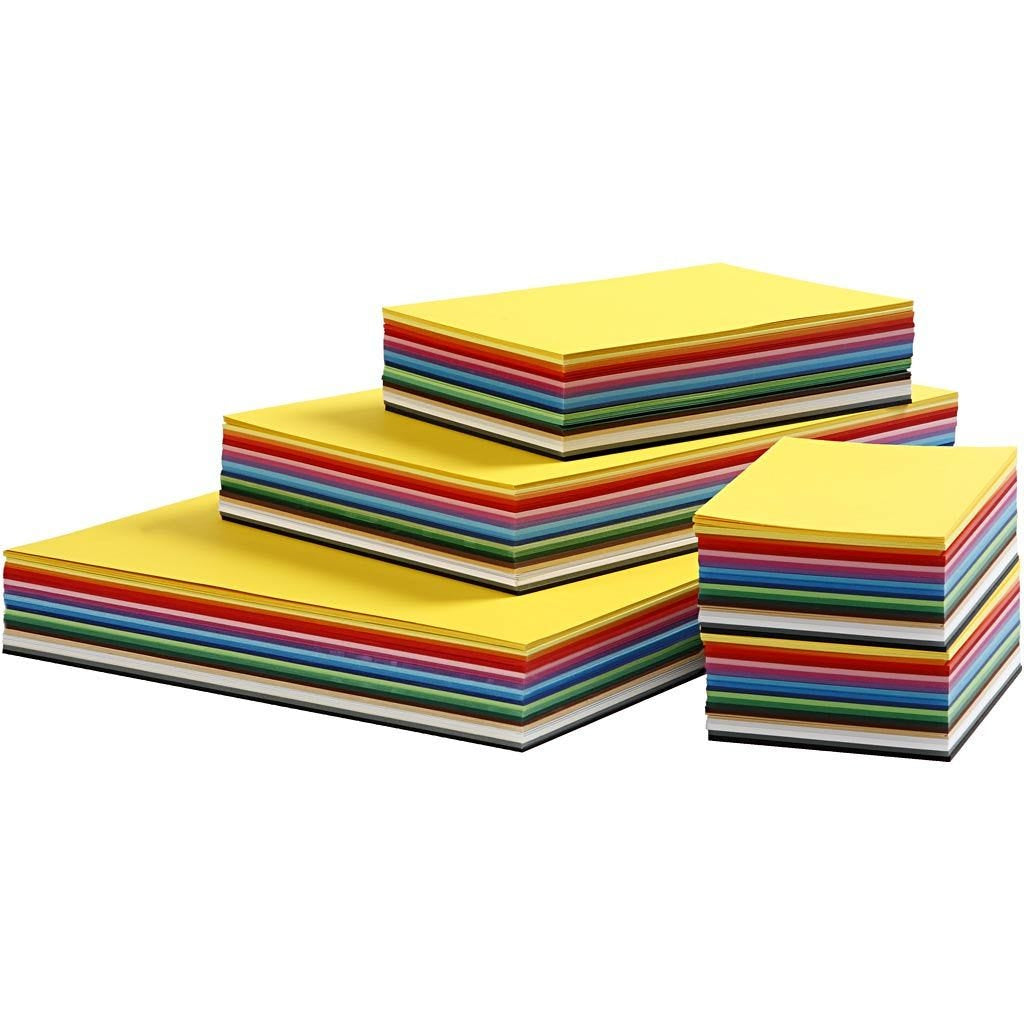 Creativ Company Bastelkarton – A3 – 180 g/m² – Mehrfarbig