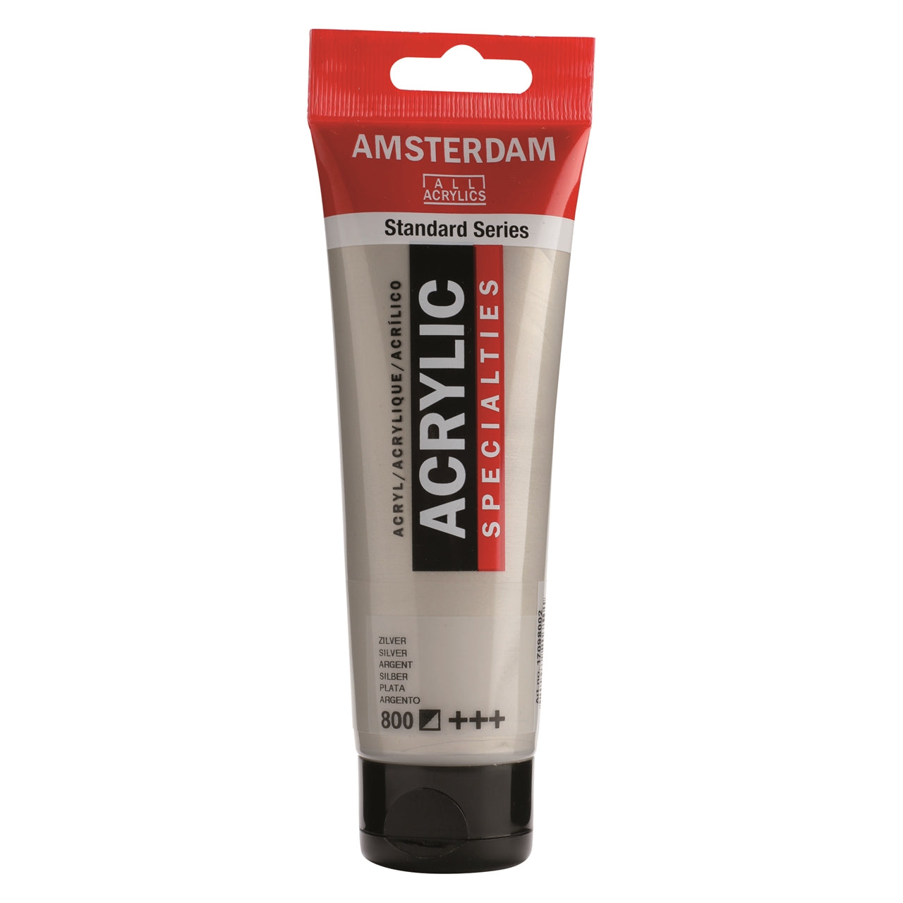 Royal Talens Amsterdam – Acrylic Standard – Acrylfarbe – Silber, 120 ml