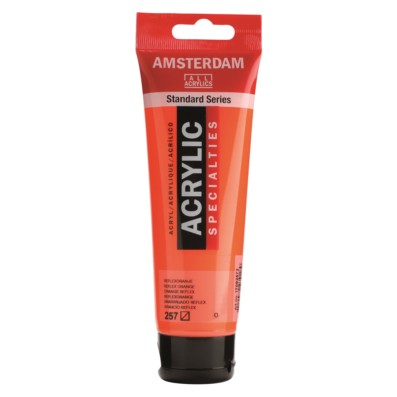 Royal Talens Amsterdam – Acrylic Standard – Acrylfarbe – Reflexorange, 120 ml