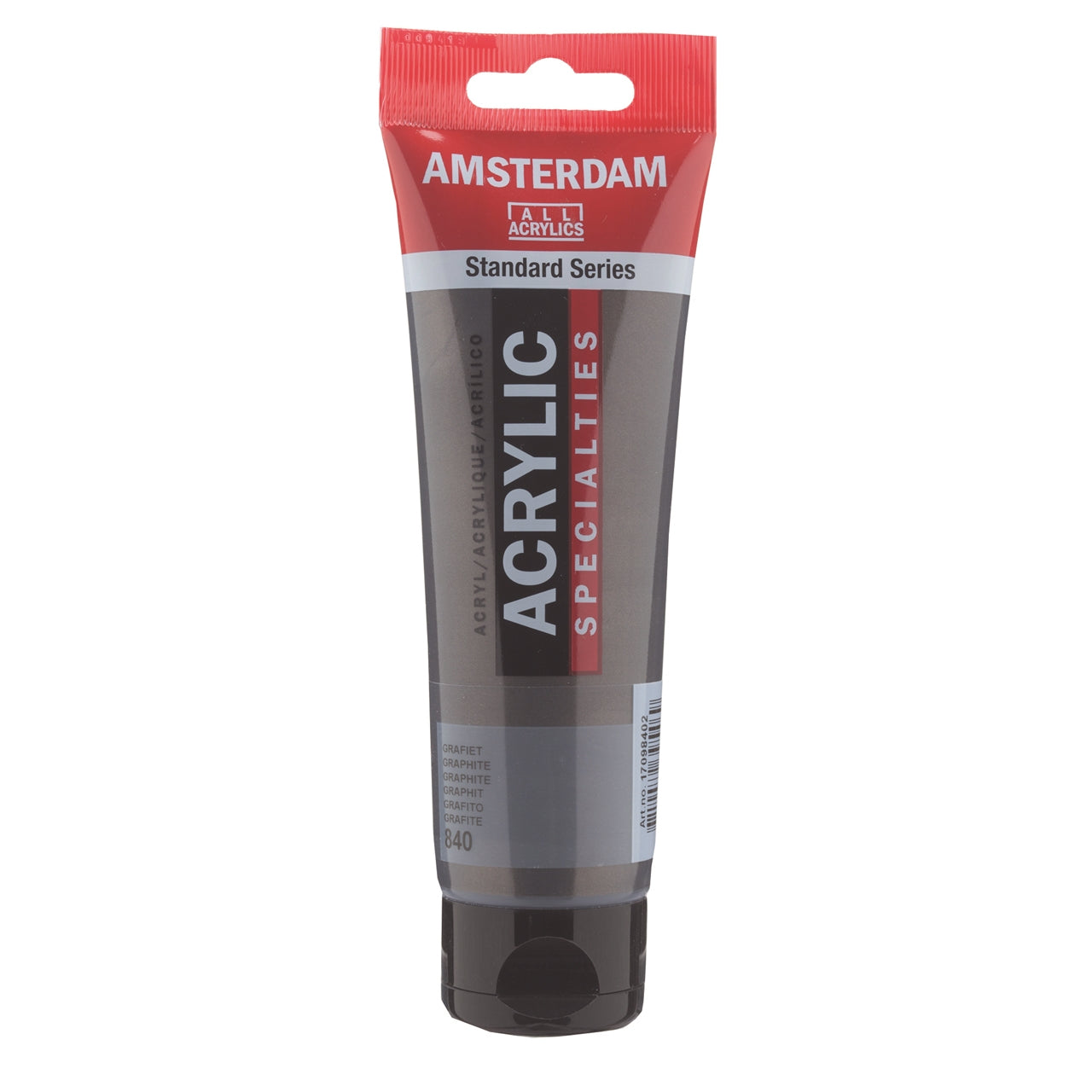 Royal Talens Amsterdam – Acrylic Standard – Acrylfarbe – Graphit, 120 ml