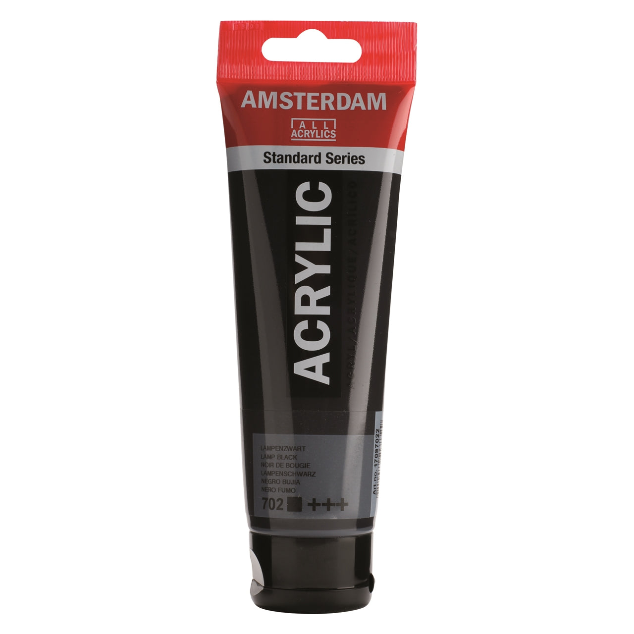Royal Talens Amsterdam – Acryl Standard – Acrylfarbe – Lampenschwarz, 120 ml