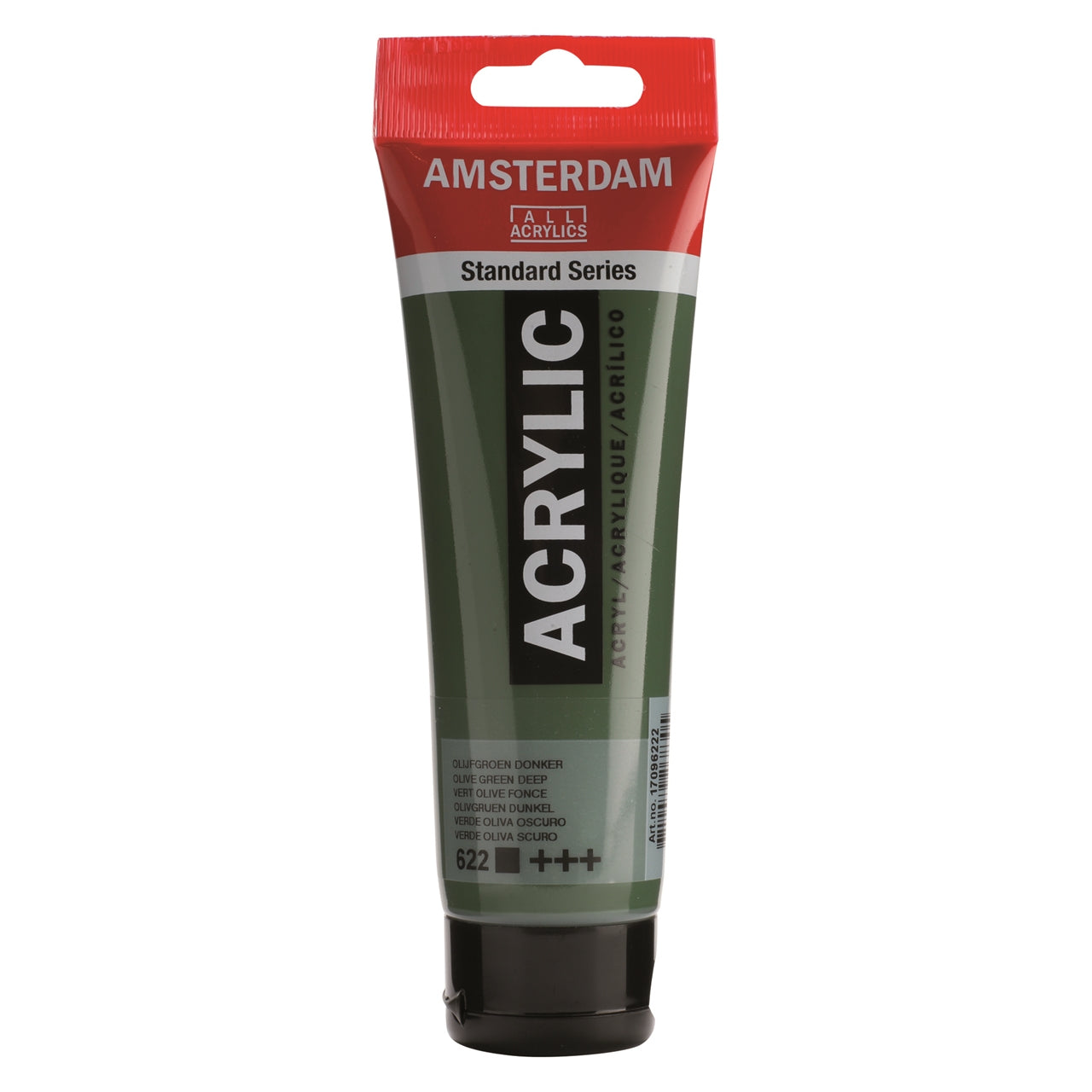 Royal Talens Amsterdam – Acrylic Standard – Acrylfarbe – Dunkelolivgrün, 120 ml