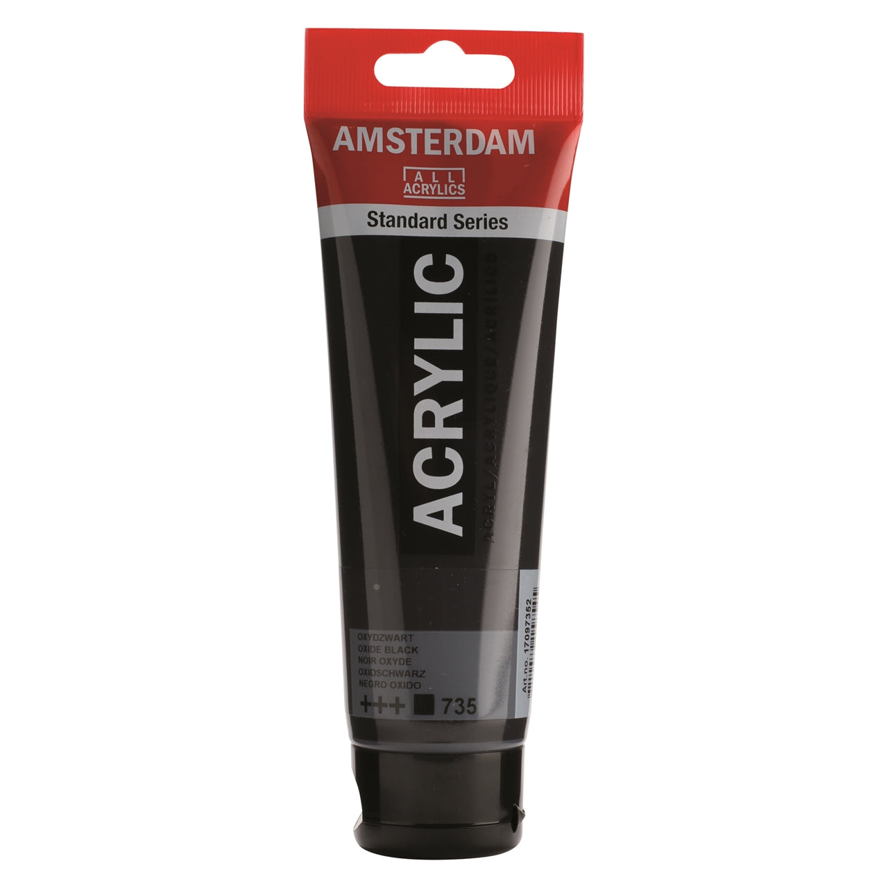 Royal Talens Amsterdam – Acryl Standard – Acrylfarbe – Oxidschwarz, 120 ml