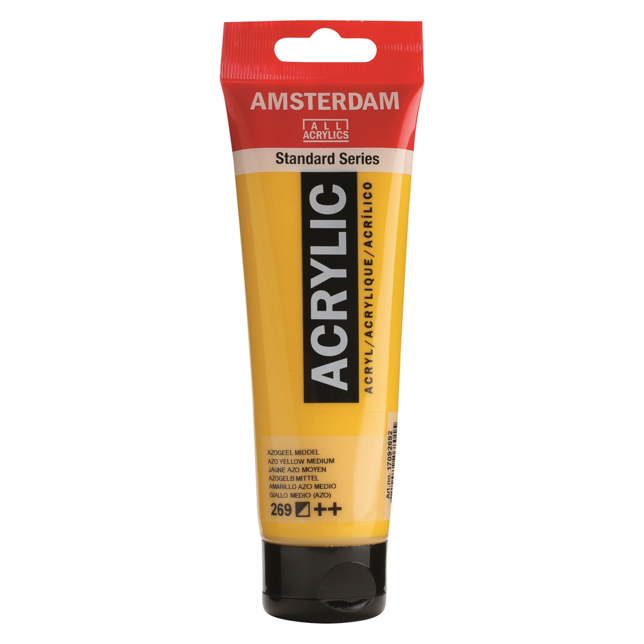 Royal Talens Amsterdam – Acrylic Standard – Acrylfarbe – Mittel Azogelb, 120 ml