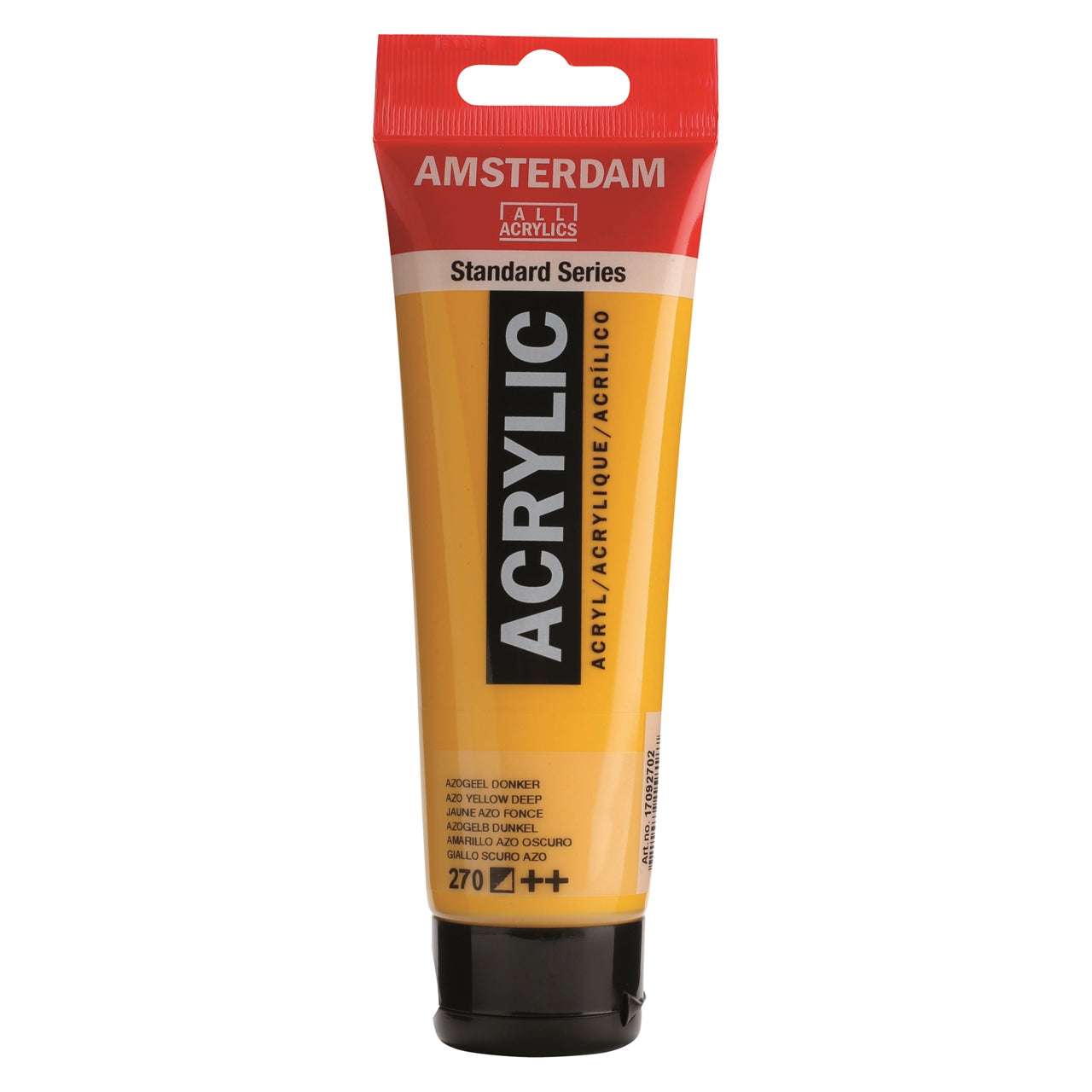 Royal Talens Amsterdam – Acrylic Standard – Acrylfarbe – Dunkel Azogelb, 120 ml