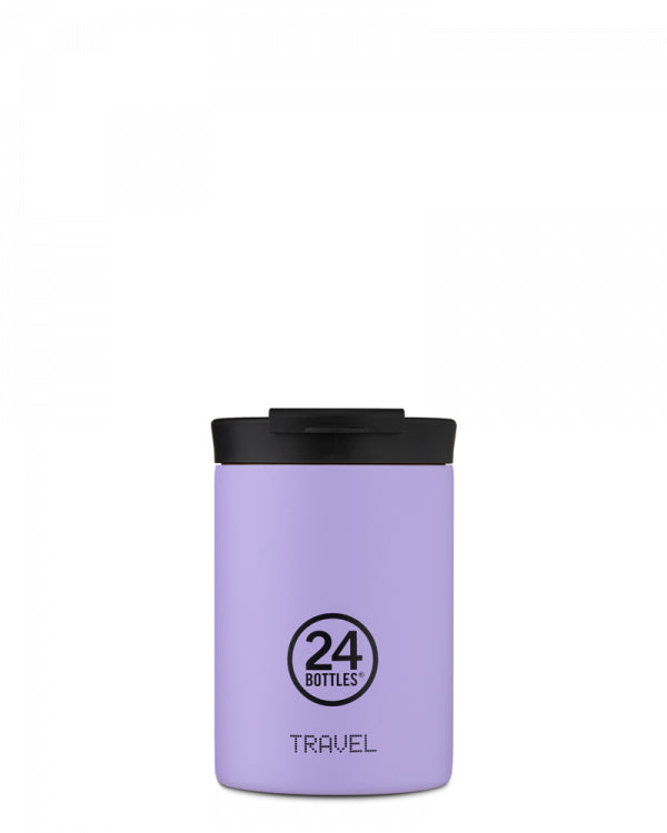 24Bottles Thermobecher Travel Tumbler – 3,5 dl – Edelstahl, isoliert, Sip&Go-Deckel – Erica