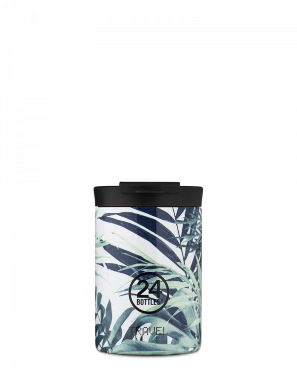 24Bottles Thermobecher Travel Tumbler – 3,5 dl – Edelstahl, isoliert, Sip&Go-Deckel – Lush