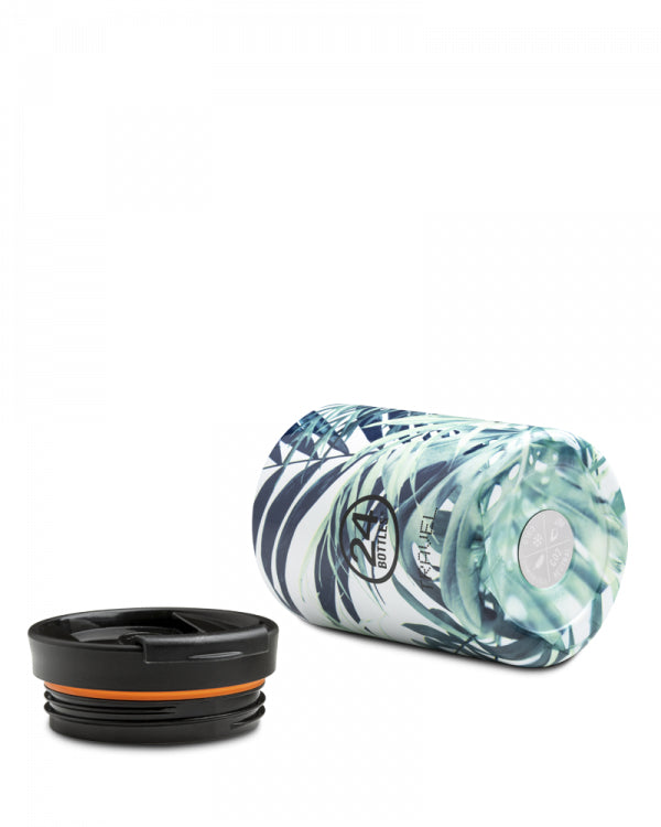 24Bottles Thermobecher Travel Tumbler – 3,5 dl – Edelstahl, isoliert, Sip&Go-Deckel – Lush