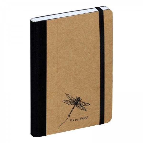 Pagna Notizbuch A6, kariert, gebunden, Karton, 160 Seiten, 70 g/m² – natur