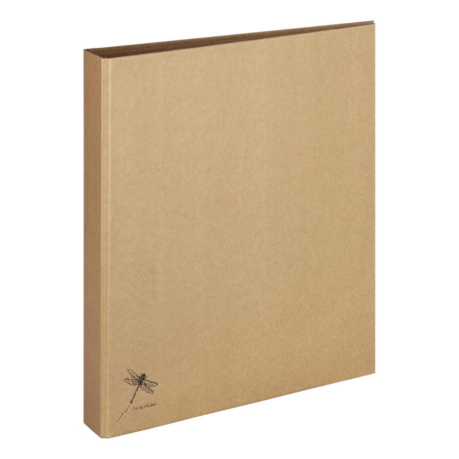 Pagna Ringbuch – A4 Hochformat – Ringmechanik, Ø 25 mm, Rücken 35 mm – Natur, Karton, Recyclingfähig
