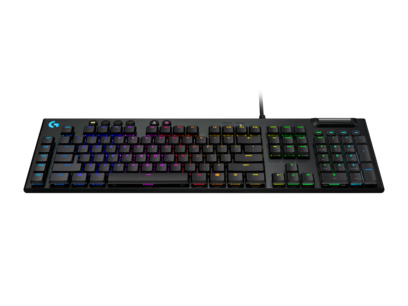 Logitech G G815 LIGHTSYNC – Gaming-Tastatur – Mechanisch (GL Clicky) – USB – QWERTY (UK-INT) – Graphit