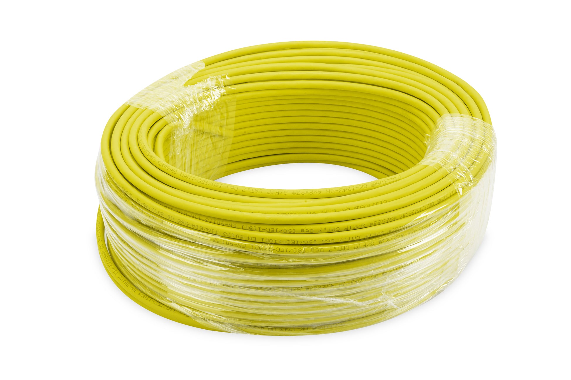 Digitus CAT 7A Netzwerkkabel – 100 m, gelb, geschirmt (S/FTP)