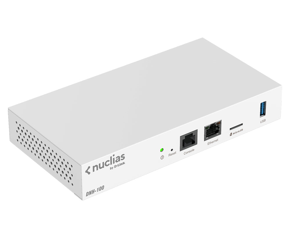 D-Link DNH-100 Nuclias Connect Hub – Controller, bis 100 AP, 1× 1G RJ-45, 1× USB 3.0